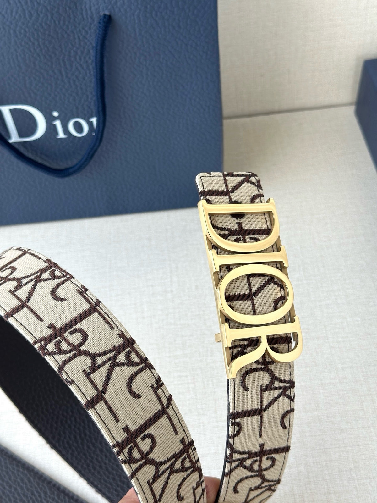 Grey brown Belt - FashionHype.xyz