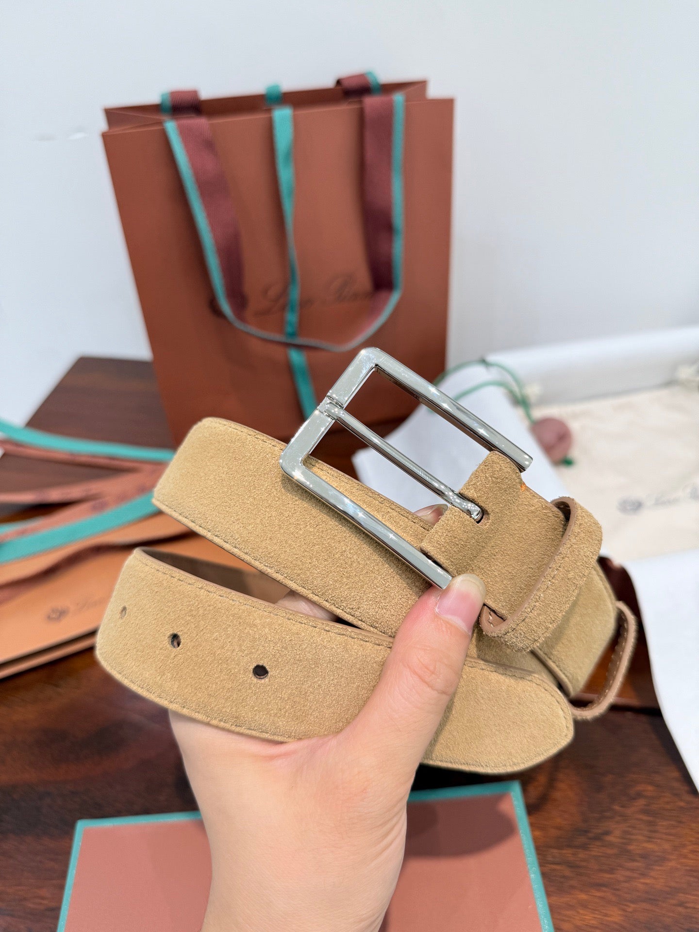 Mustard grey Belt