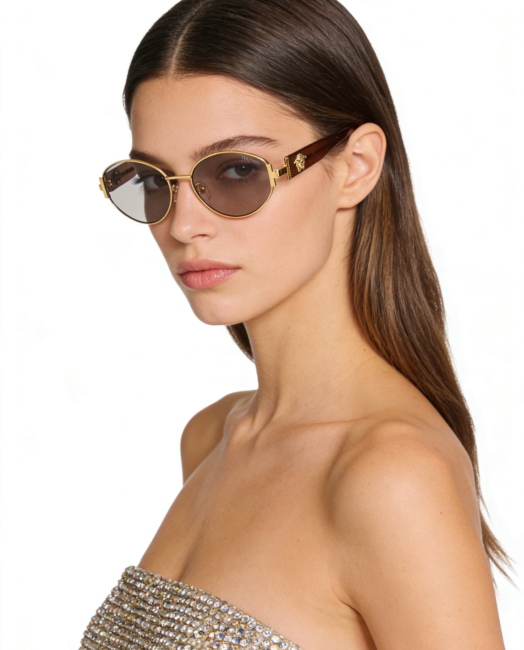 Mehrfarbige Sonnenbrille