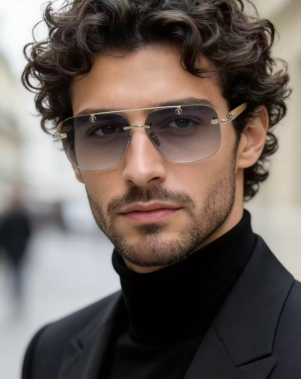 Mehrfarbige Sonnenbrille