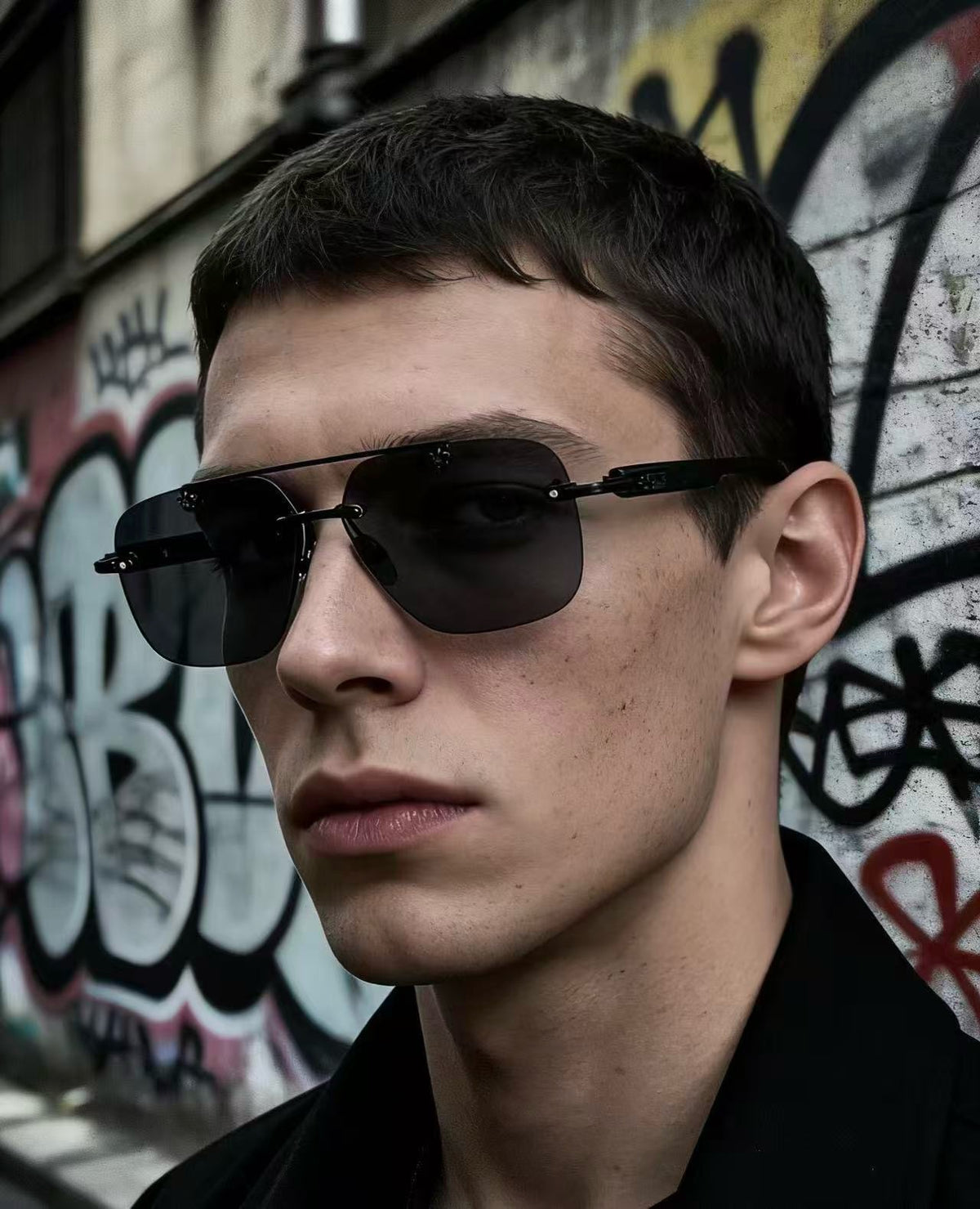 Mehrfarbige Sonnenbrille