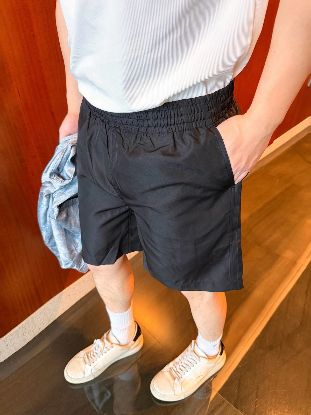 Blue and Black Short - FashionHype.xyz