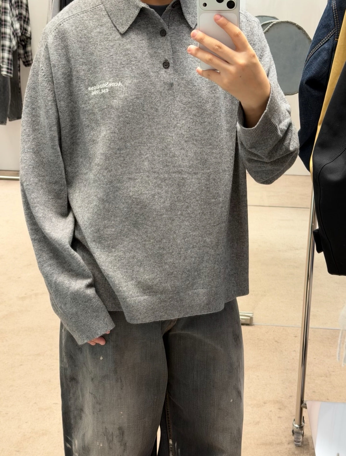 Grey and Black Jersey - FashionHype.xyz