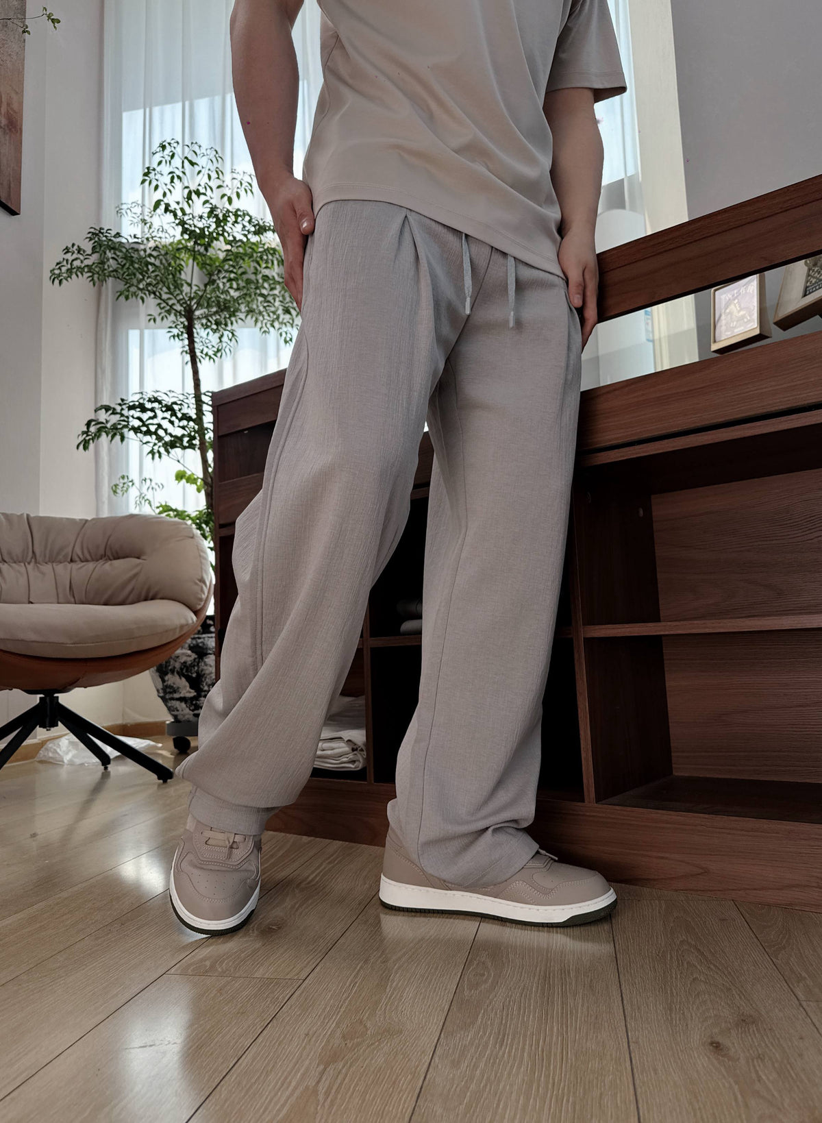 Black and Grey Pant - FashionHype.xyz