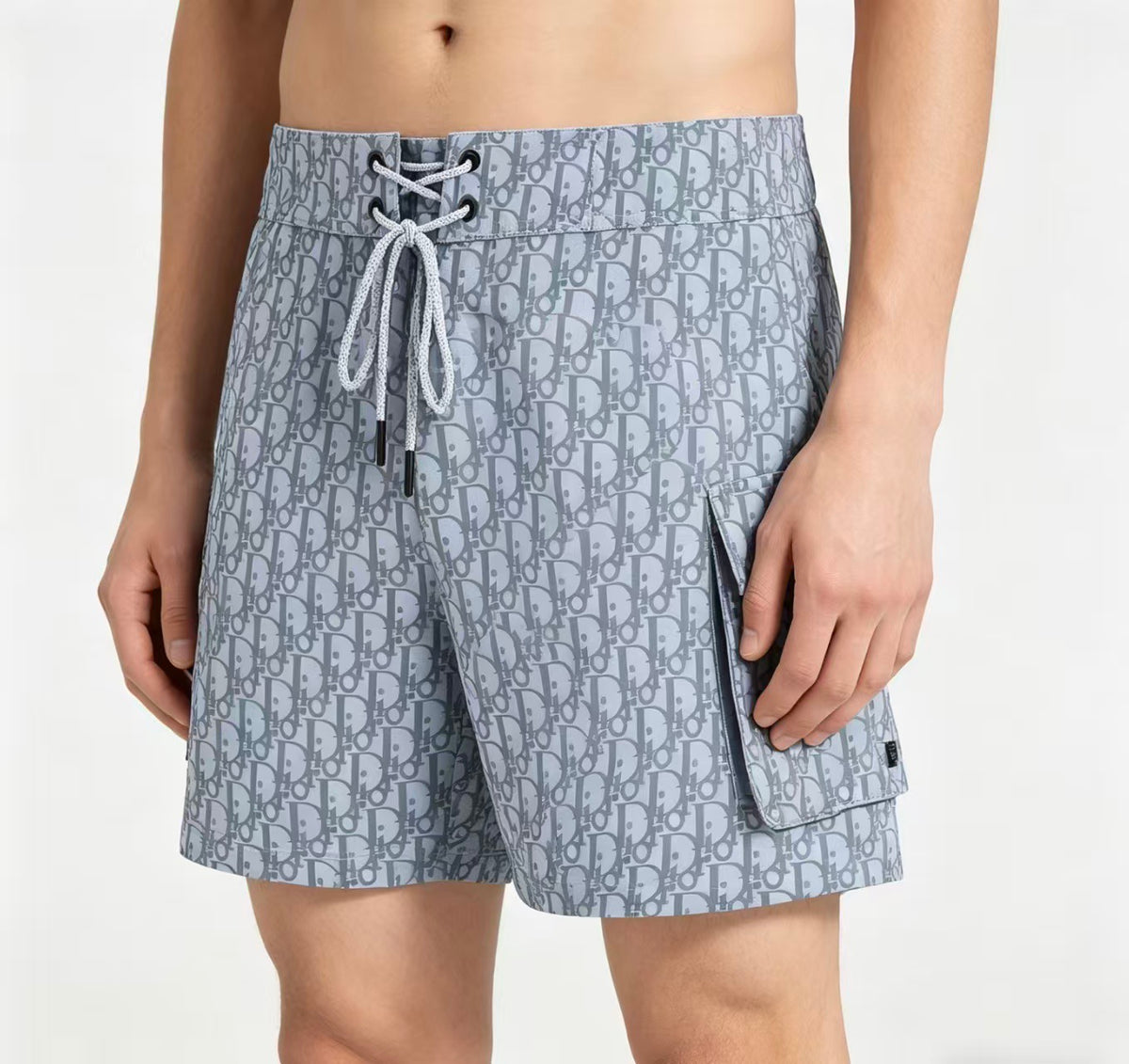 Blue and Green Short - FashionHype.xyz