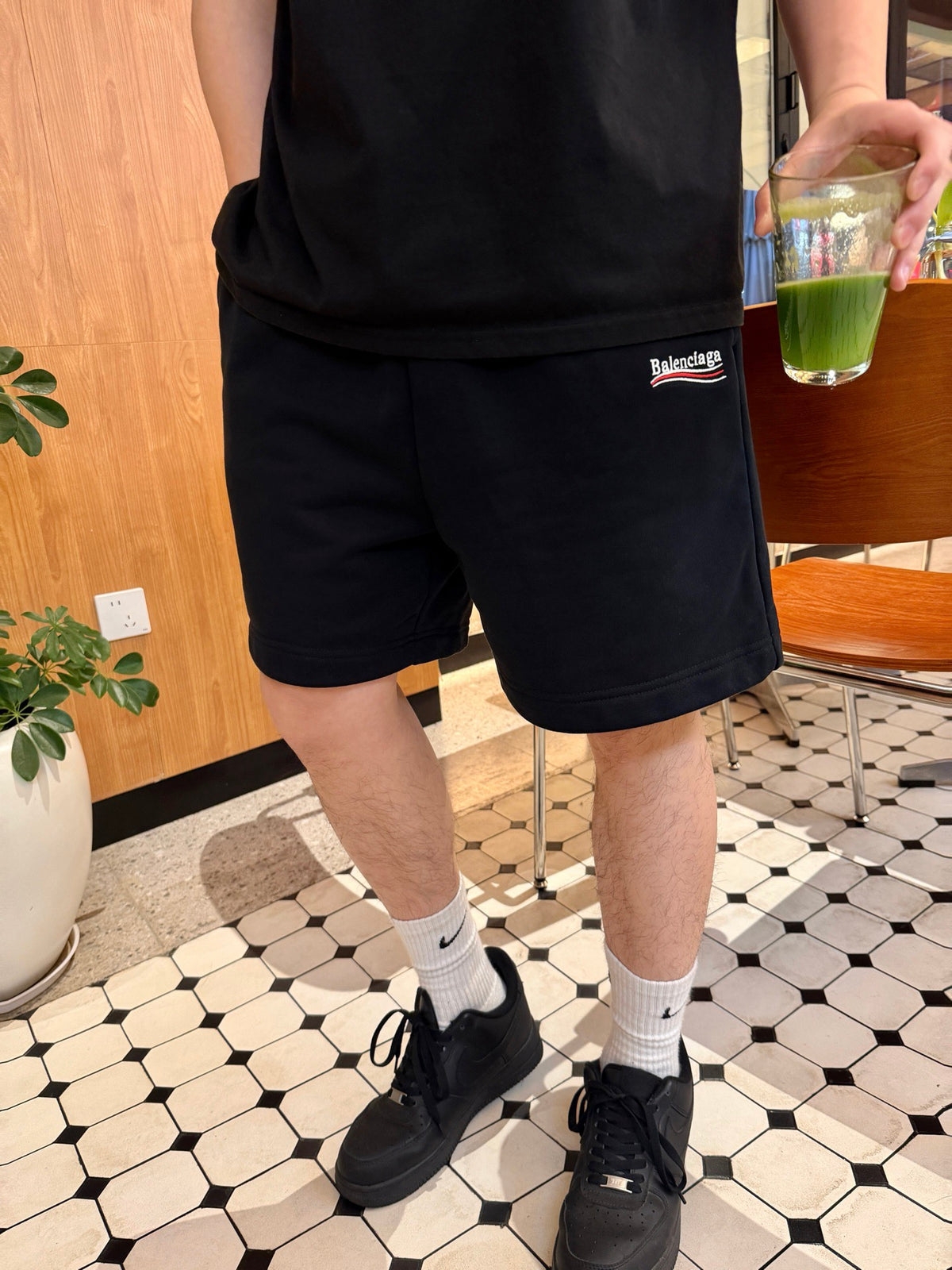 Black and Grey Short - FashionHype.xyz