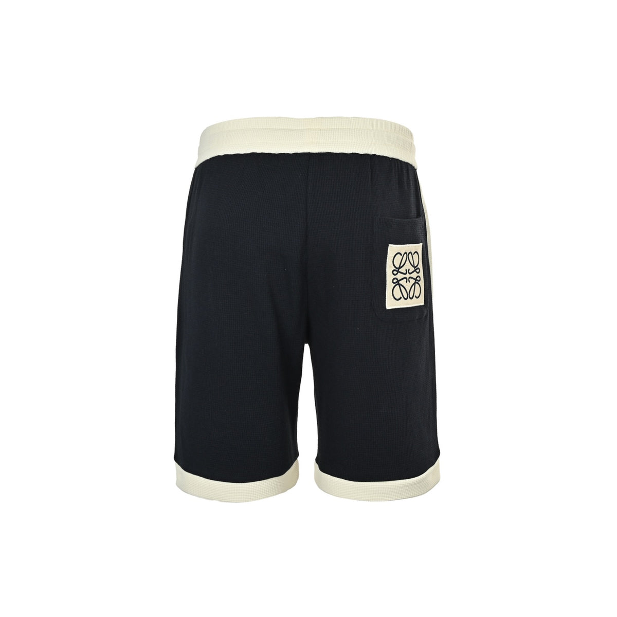 Black and Off-white Short
