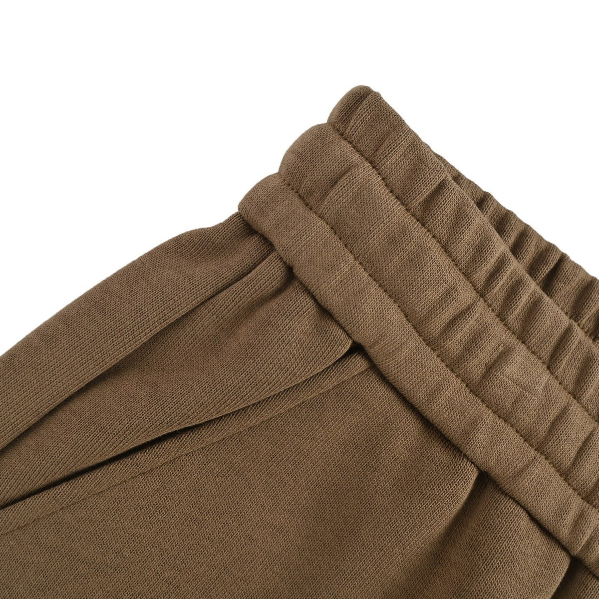 Brown and Off-white Short