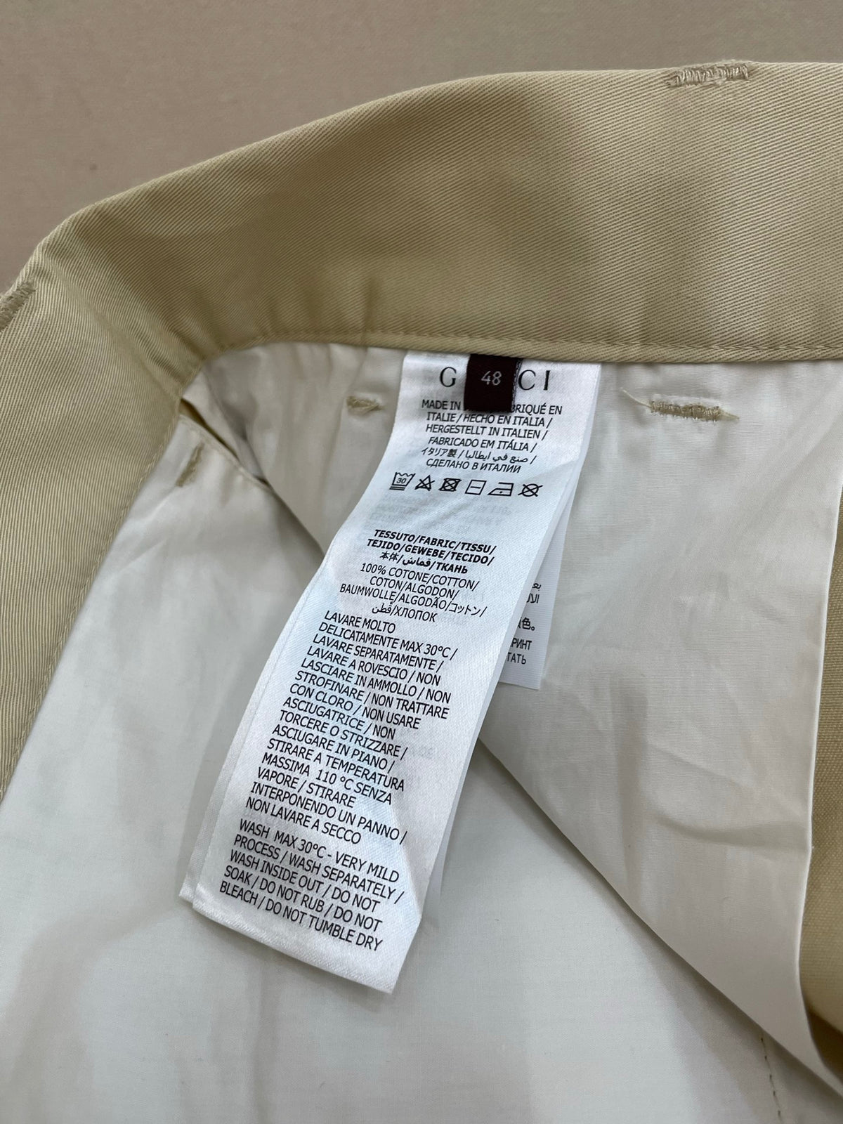 Blue and Beige Pant