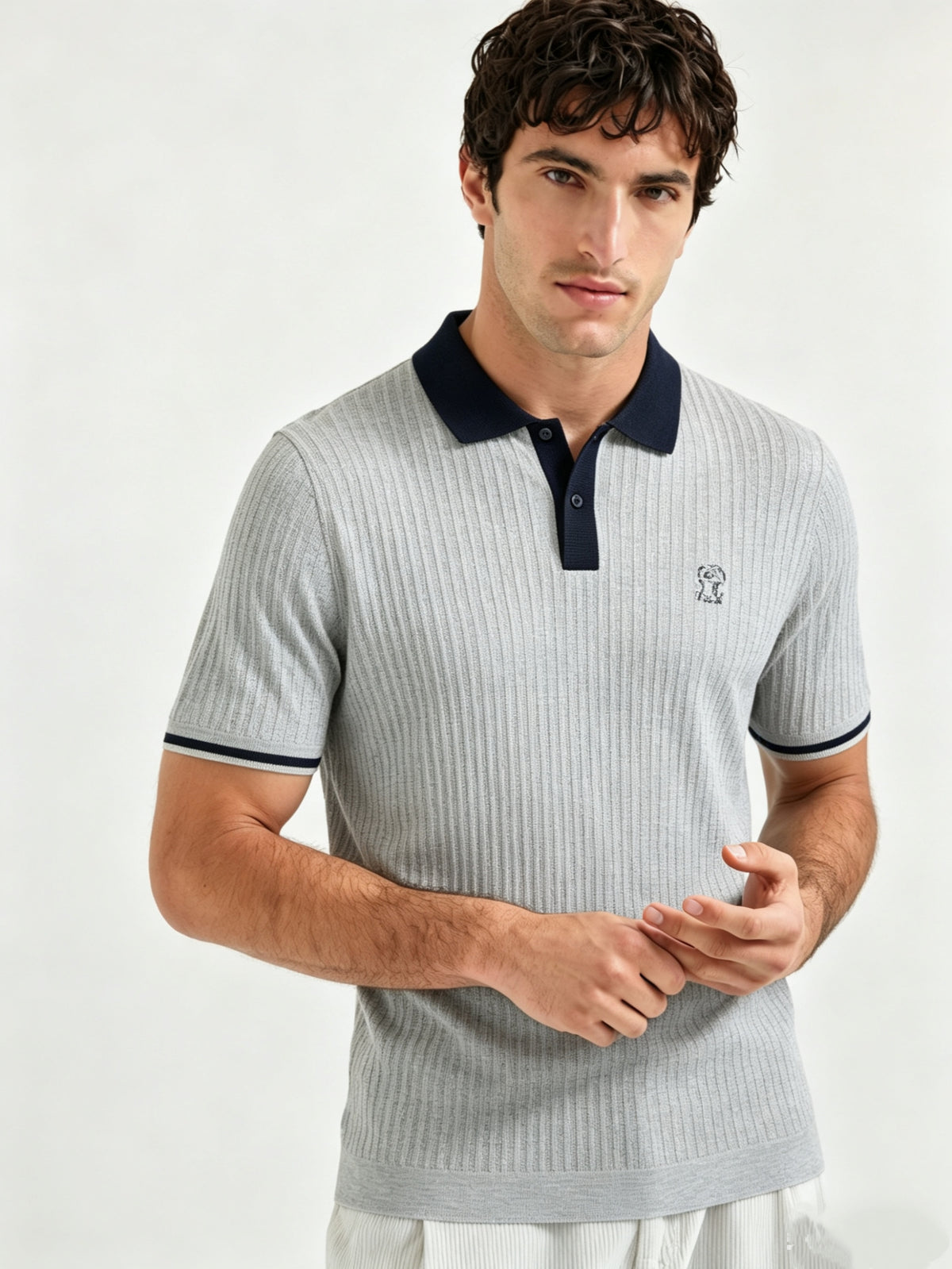 Brown and Grey Polo - Size 54