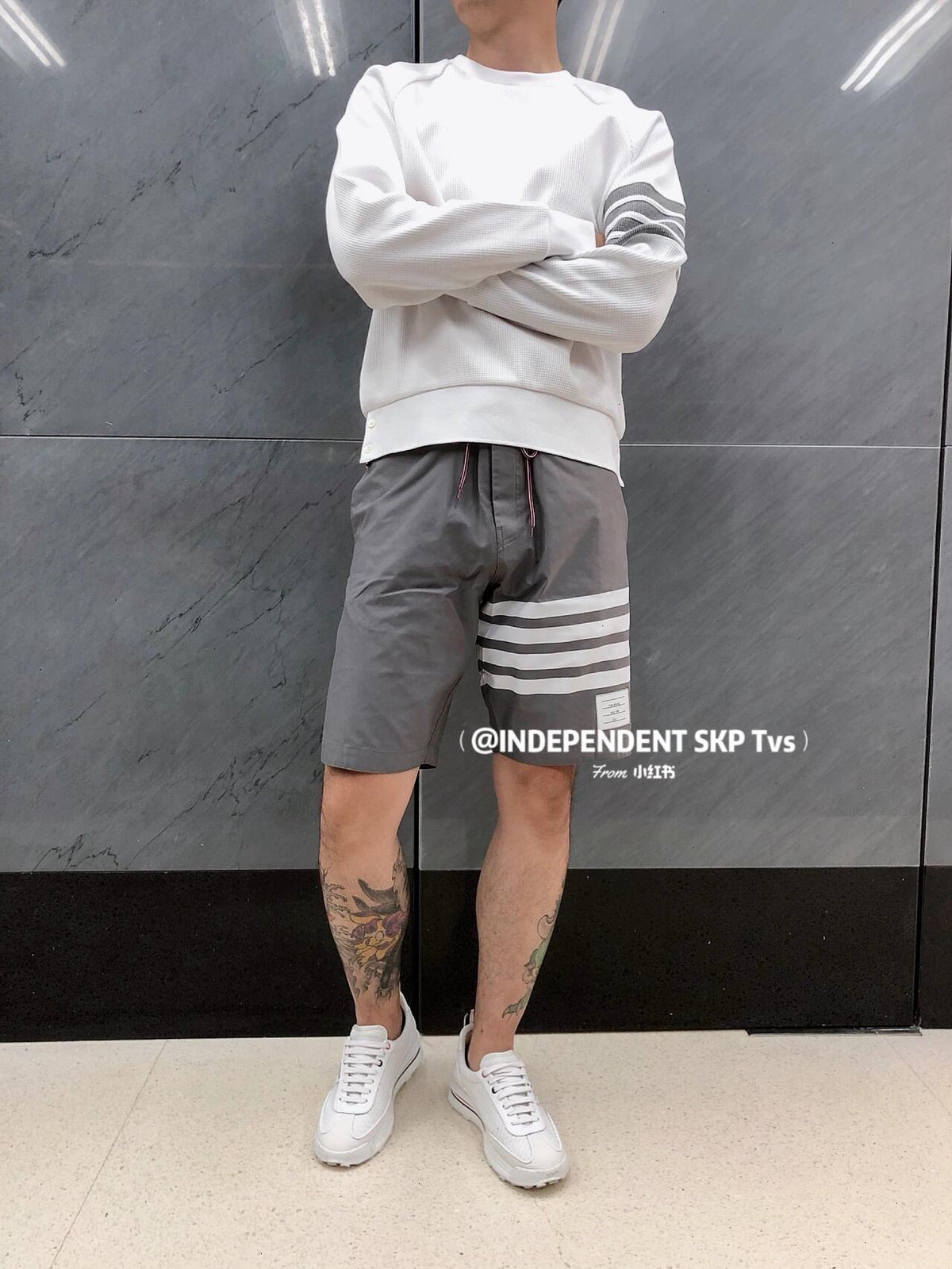 Blue and Grey Short - FashionHype.xyz