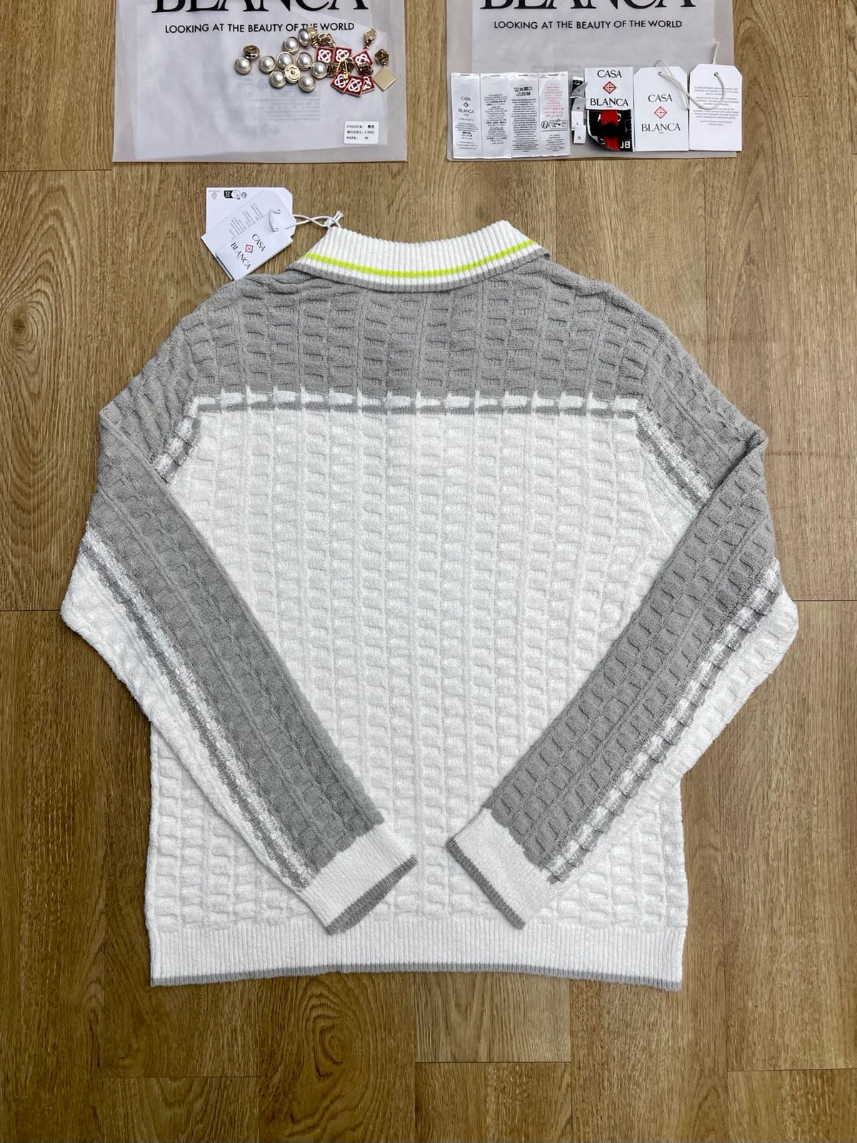 White grey Jersey