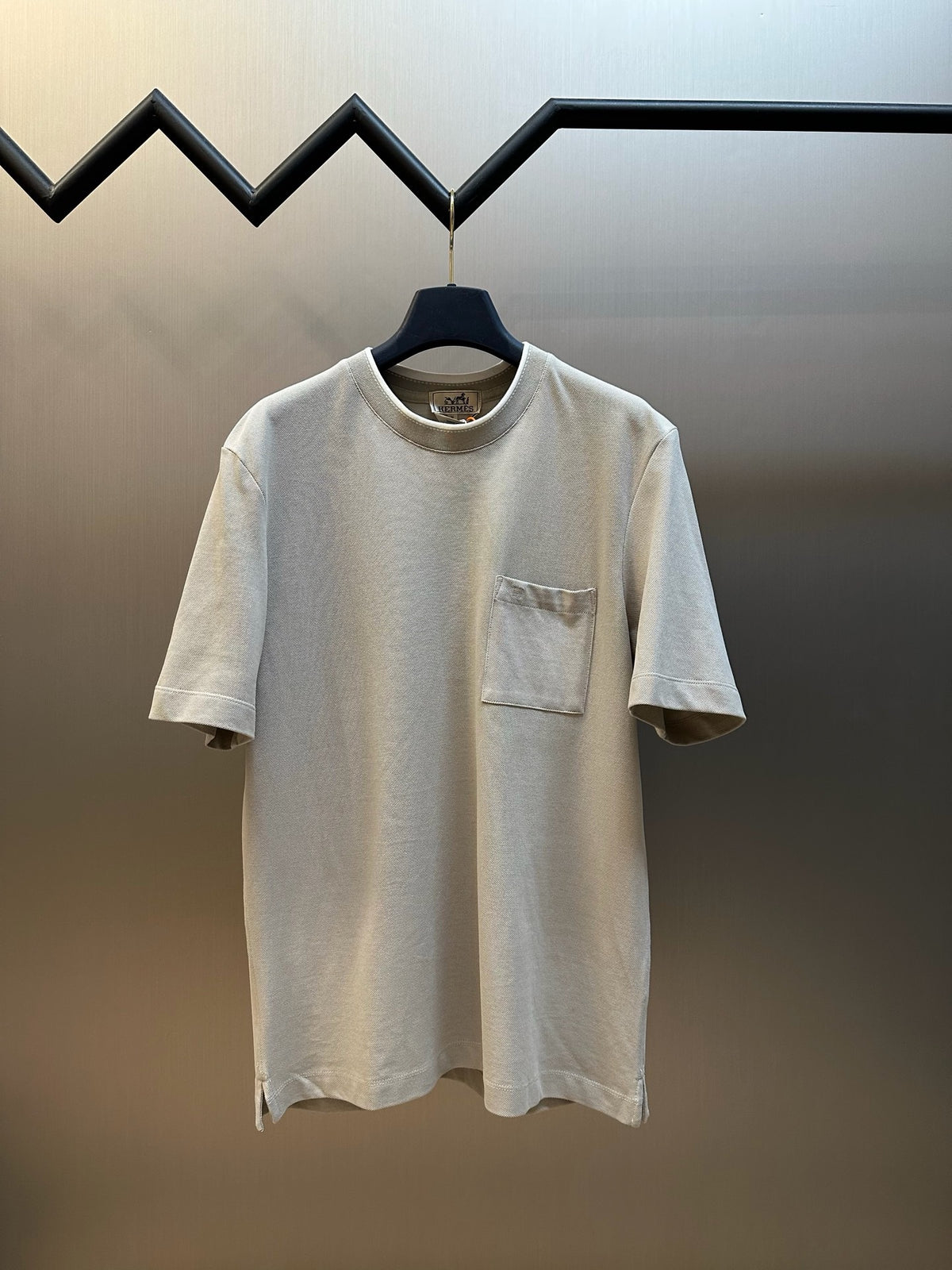 Grey and Brown T-Shirt - FashionHype.xyz