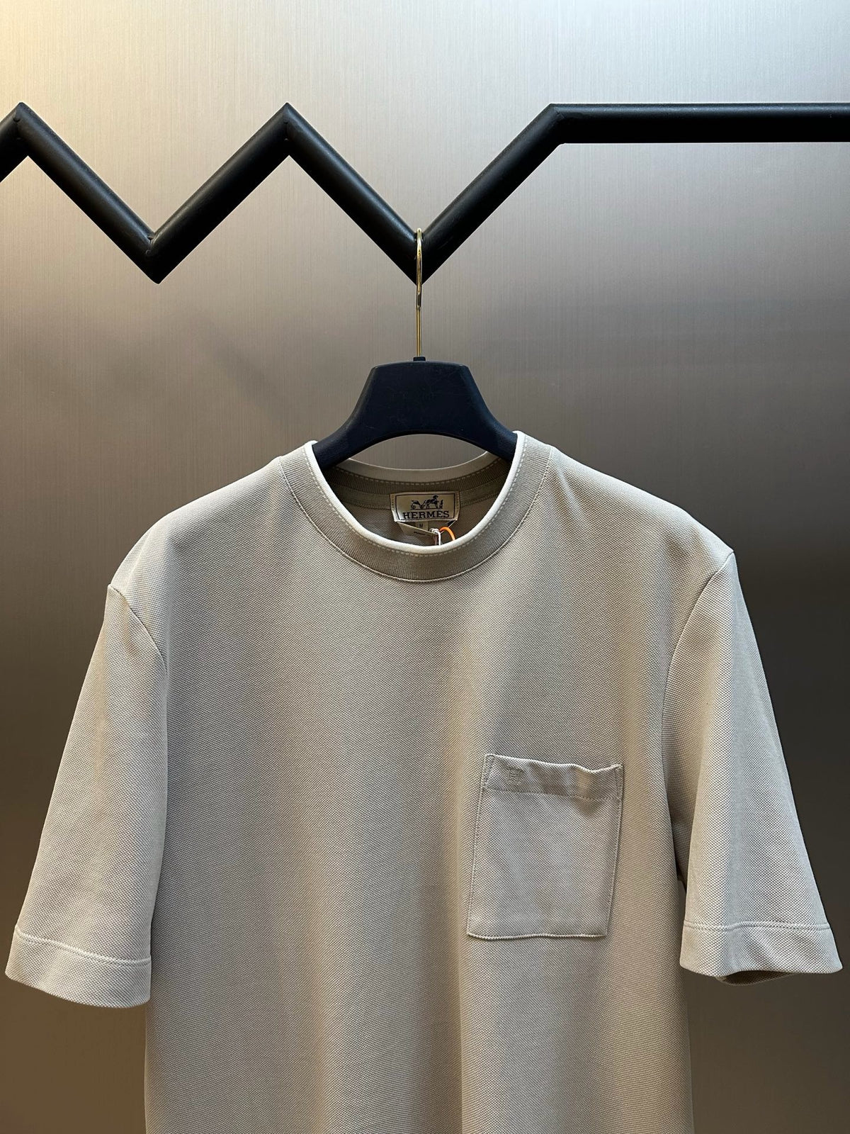 Grey and Brown T-Shirt - FashionHype.xyz