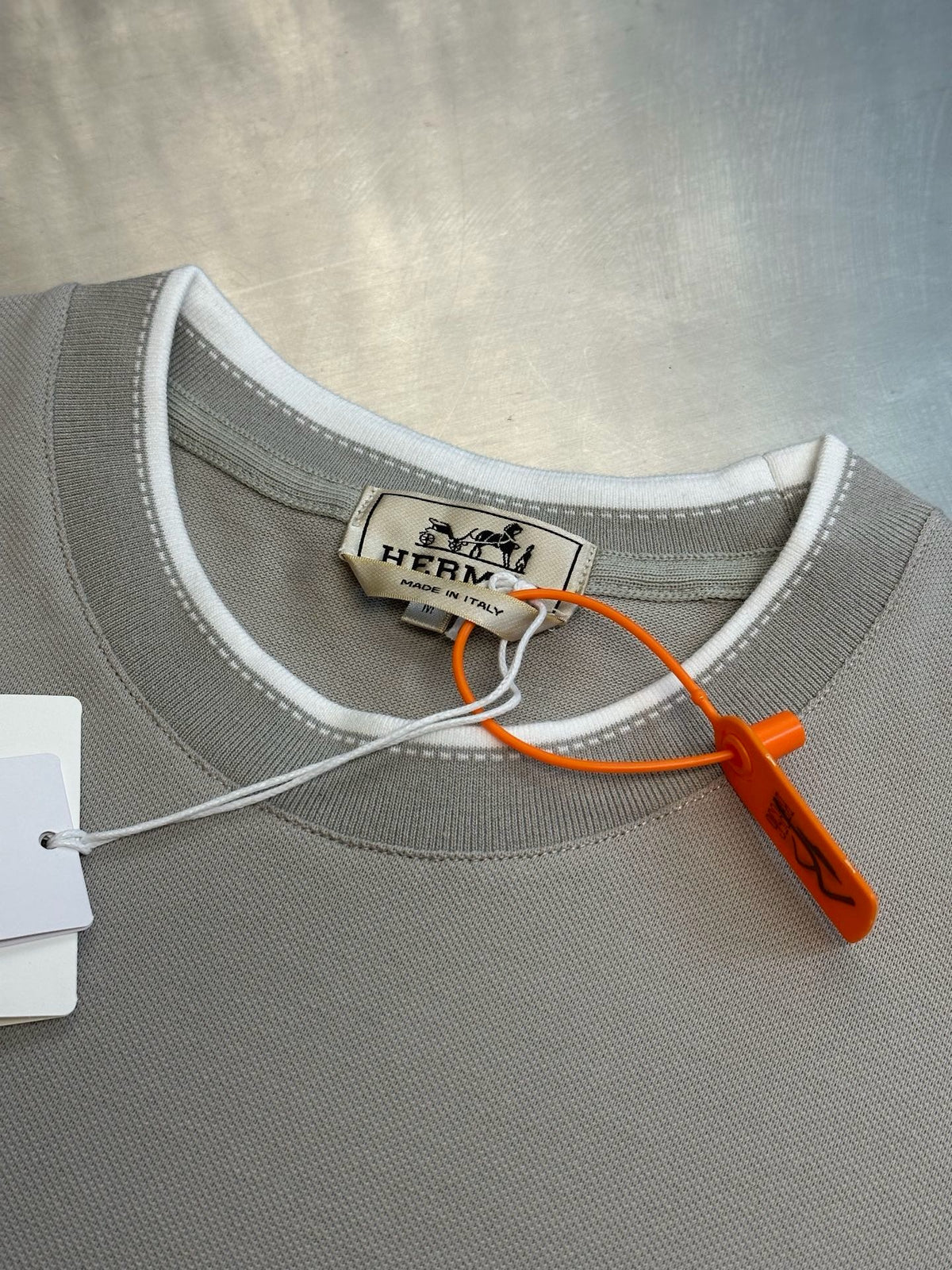 Grey and Brown T-Shirt - FashionHype.xyz