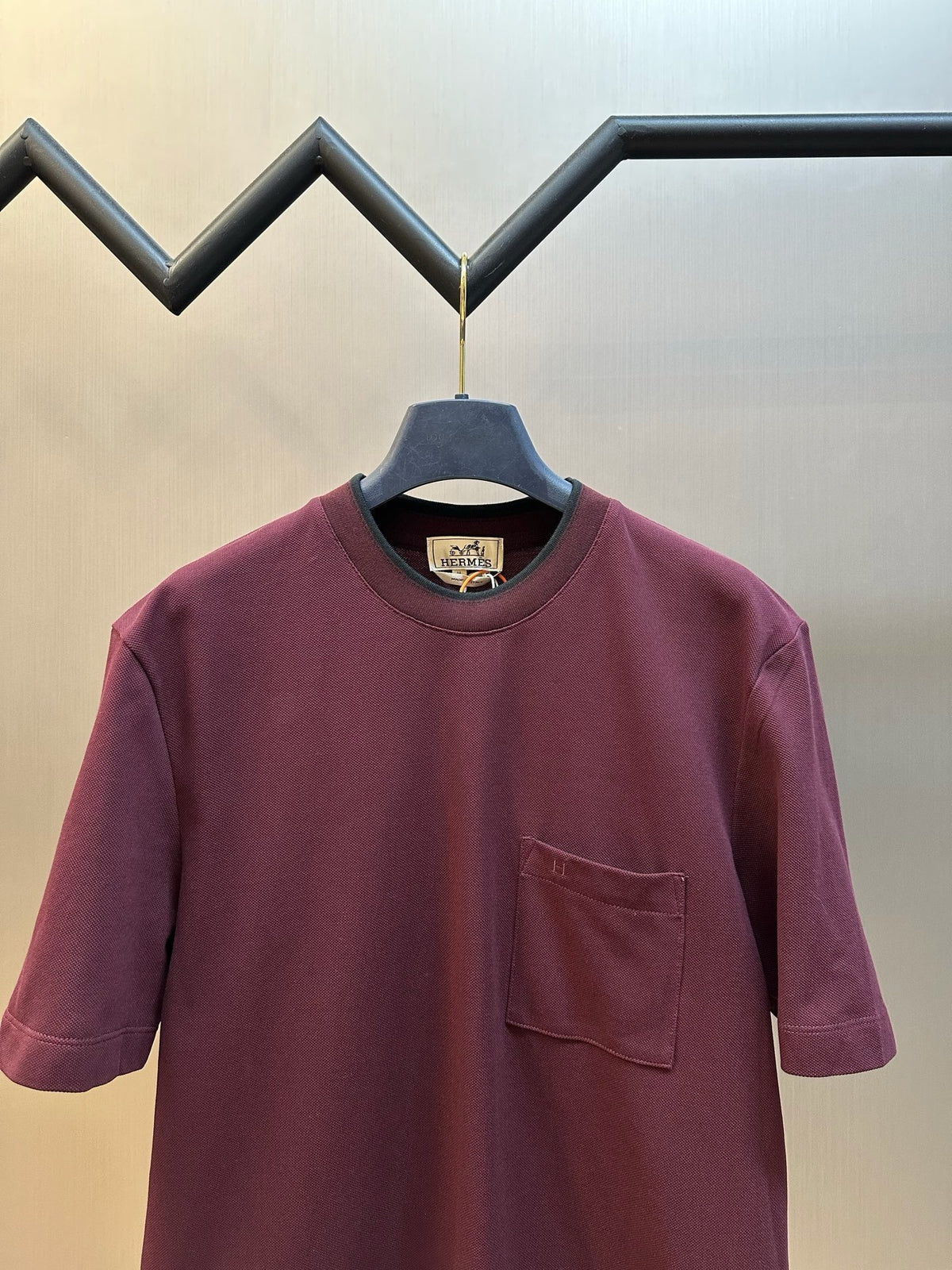 Grey and Brown T-Shirt - FashionHype.xyz