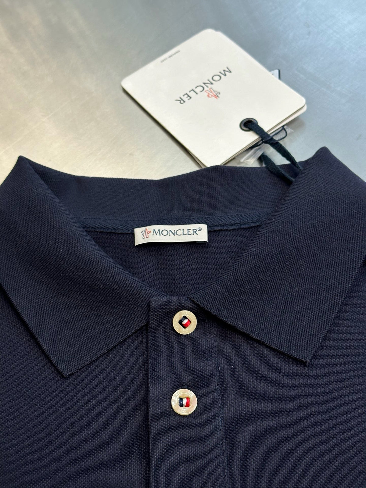Black and Grey Polo - FashionHype.xyz