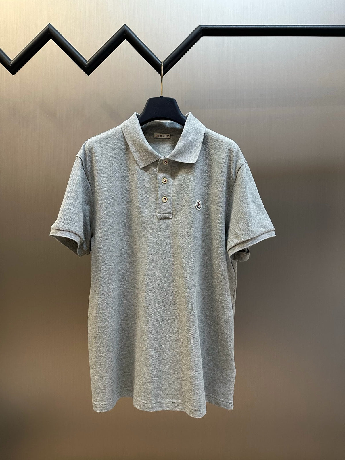 Black and Grey Polo - FashionHype.xyz