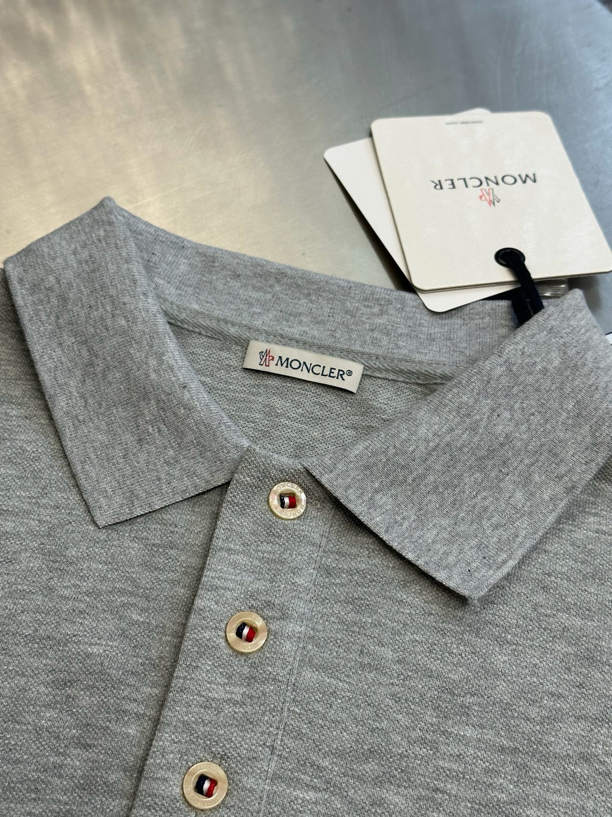 Black and Grey Polo - FashionHype.xyz