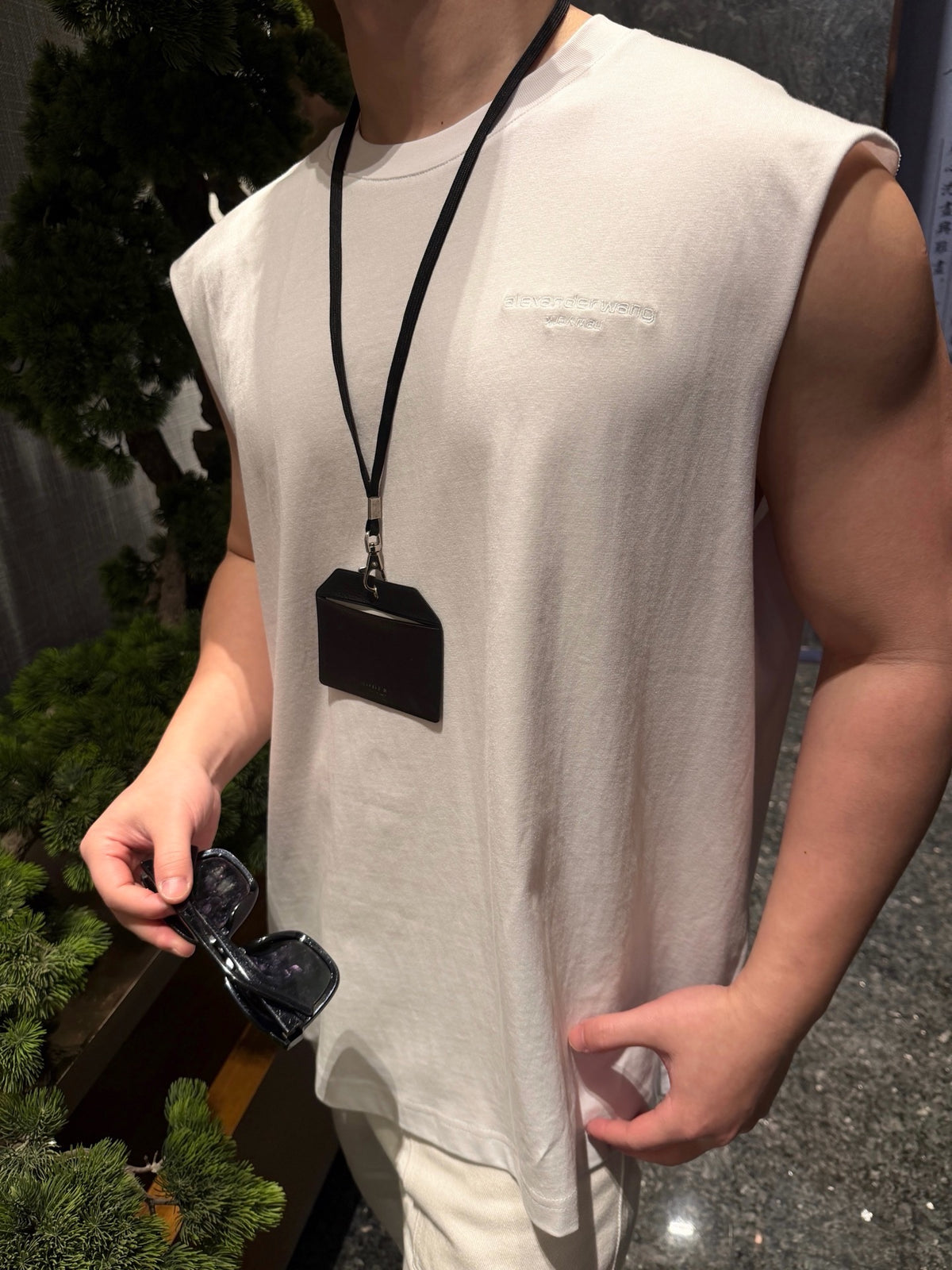 Black and White Vest