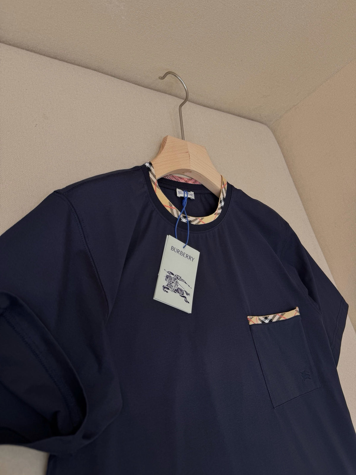 Blue and White T-shirt