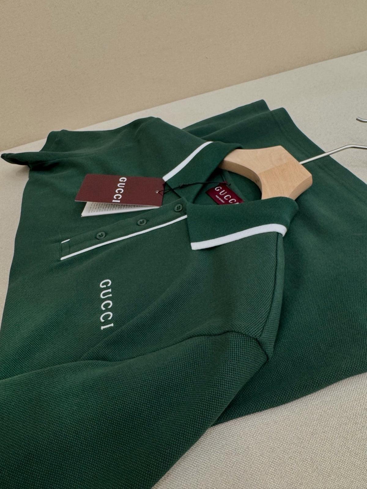 Blue and Green Polo