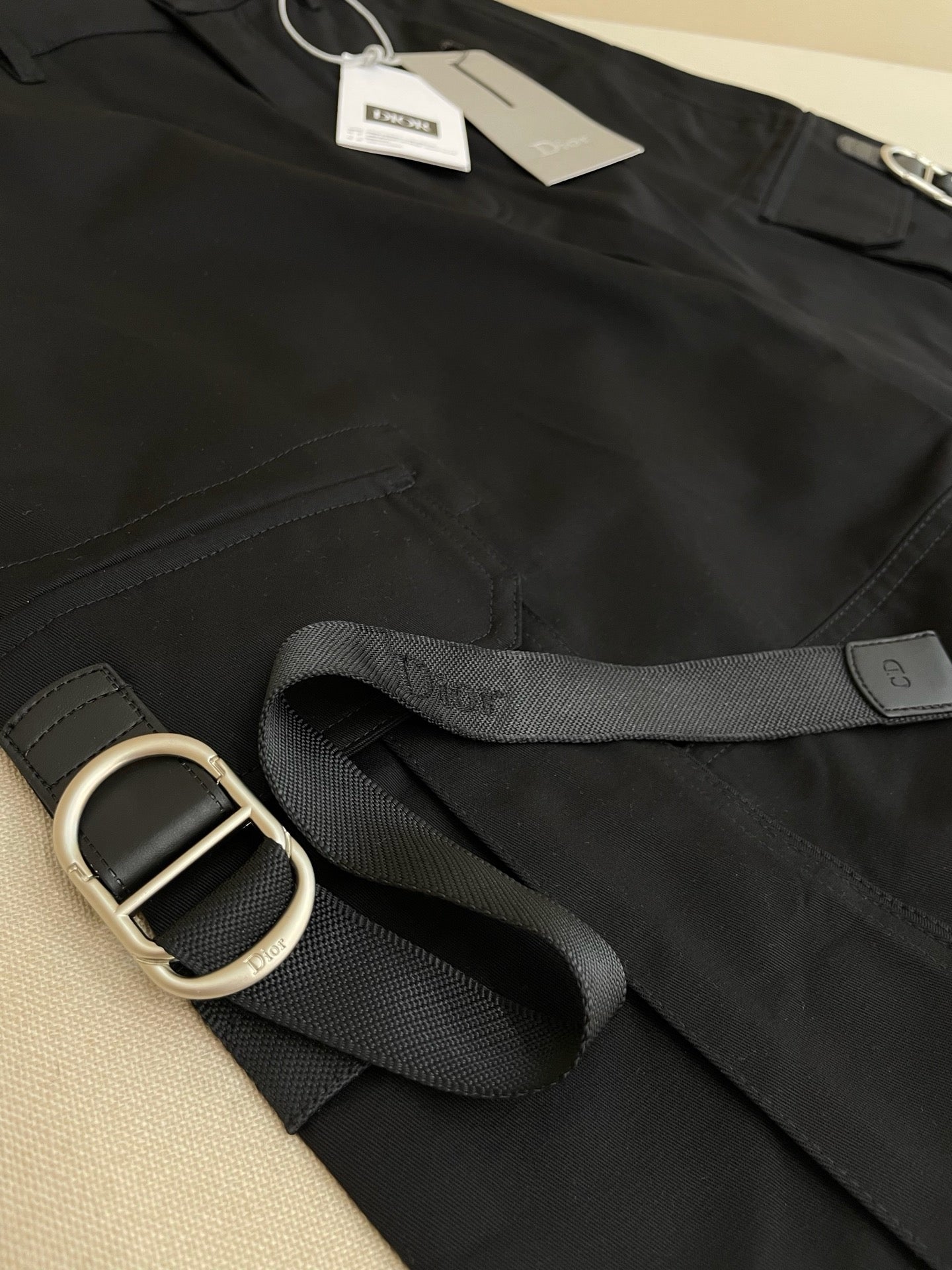 Black and Beige Short - FashionHype.xyz