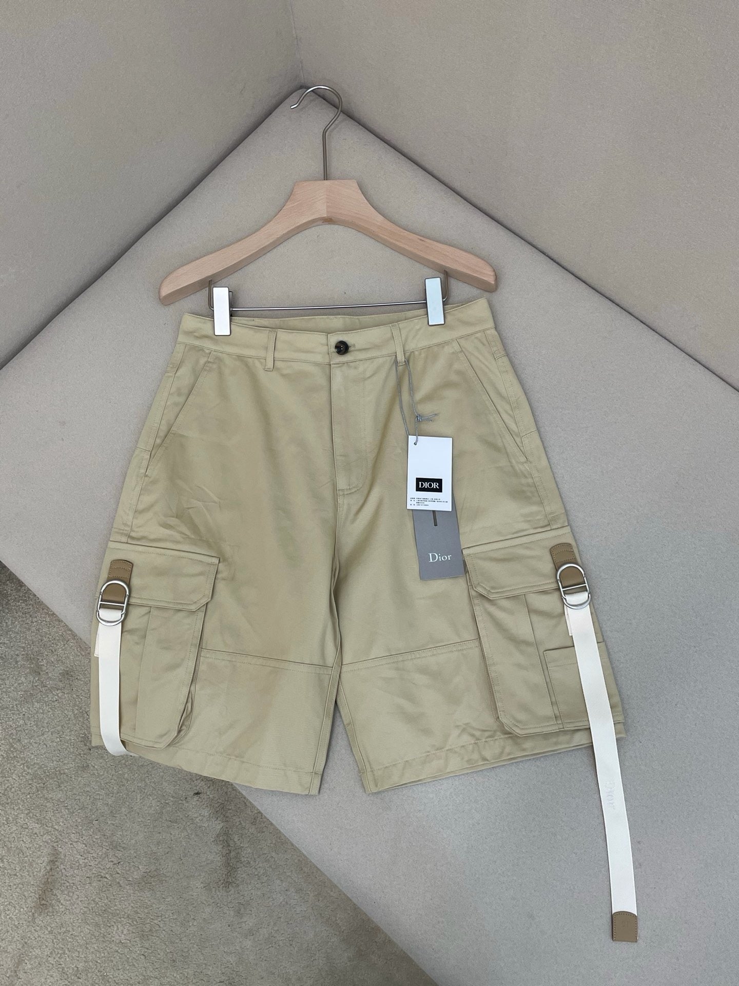 Black and Beige Short - FashionHype.xyz