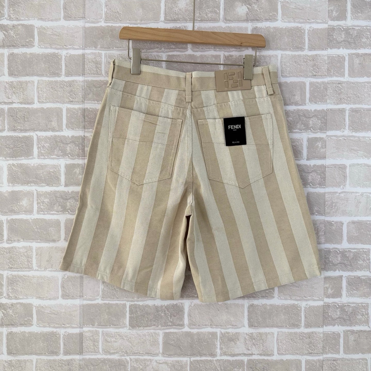 Beige Shorts