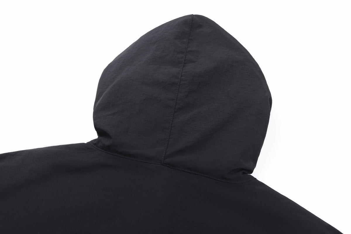 Black Reversible Hoodie