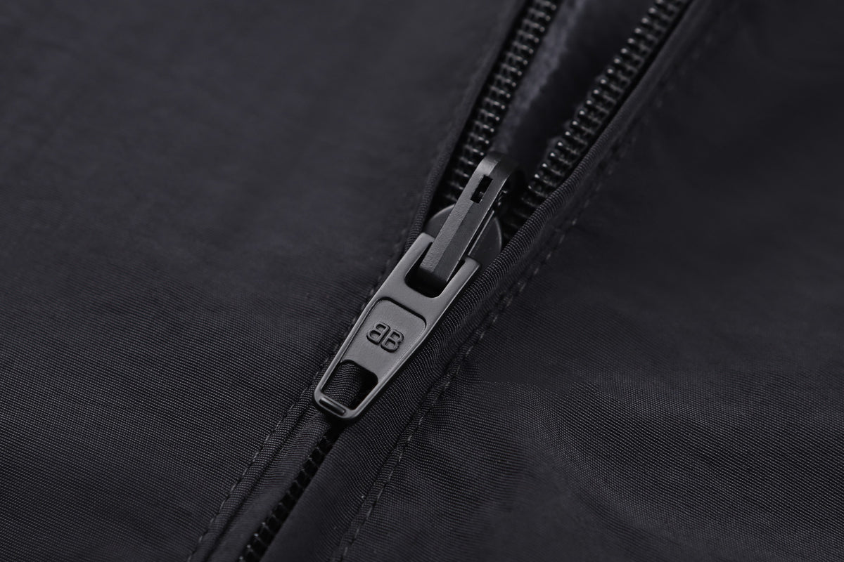 Black Reversible Hoodie