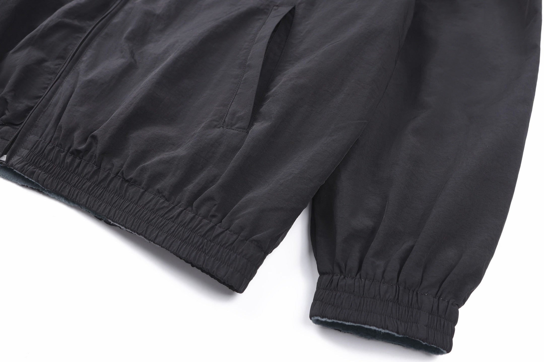 Black Reversible Hoodie