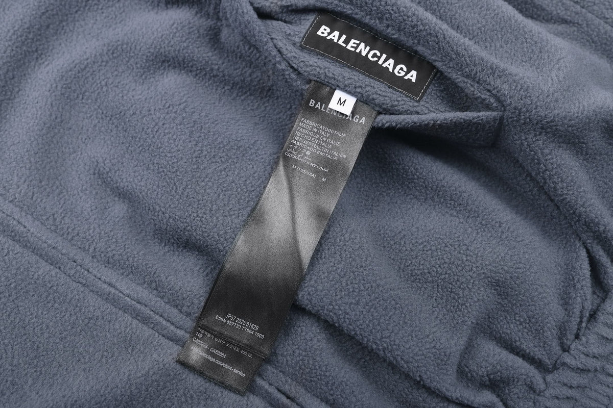 Black Reversible Hoodie