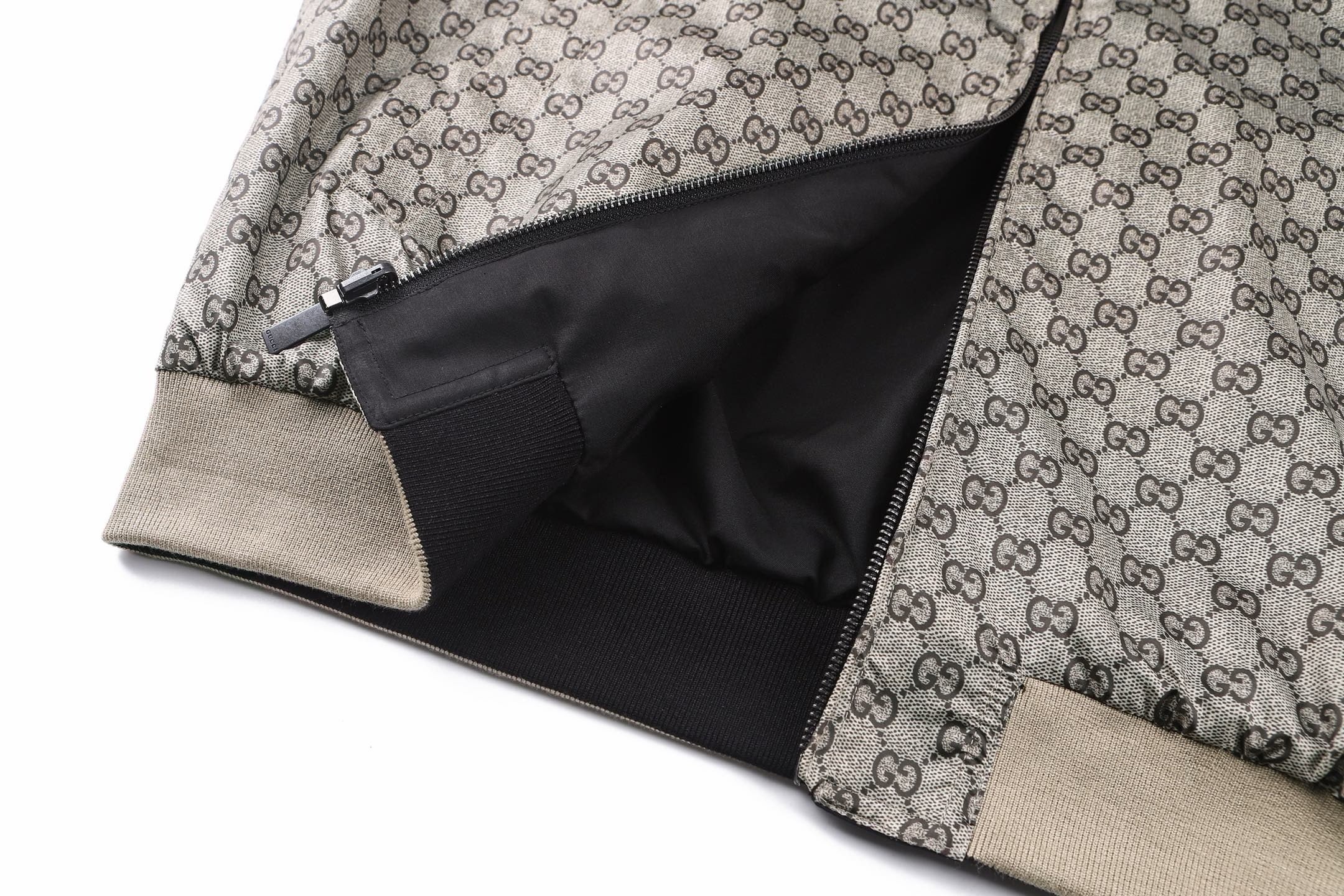 Black Reversible Hoodie
