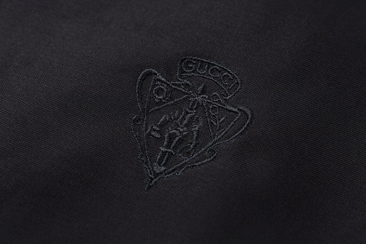 Black Reversible Hoodie