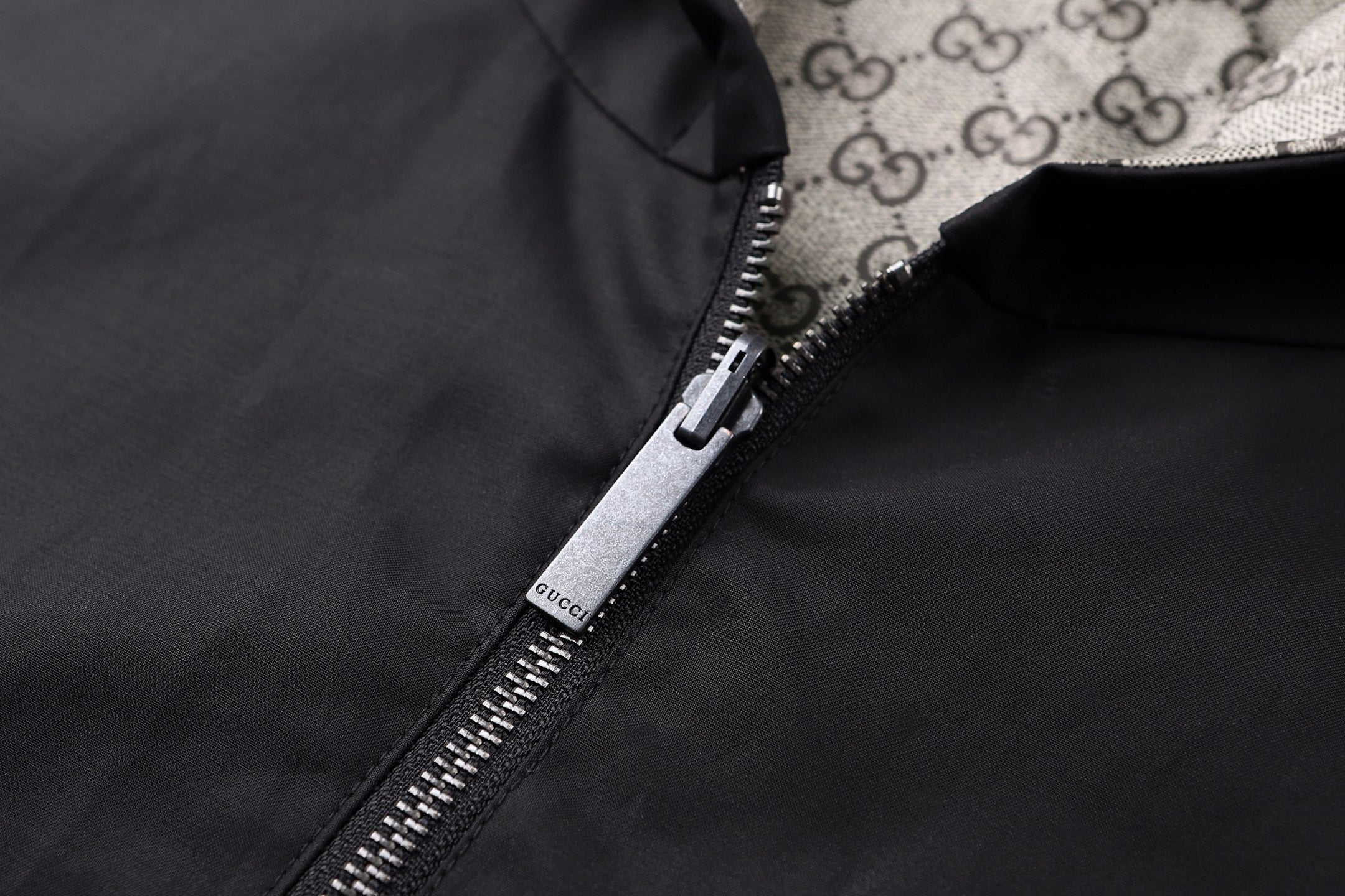 Black Reversible Hoodie