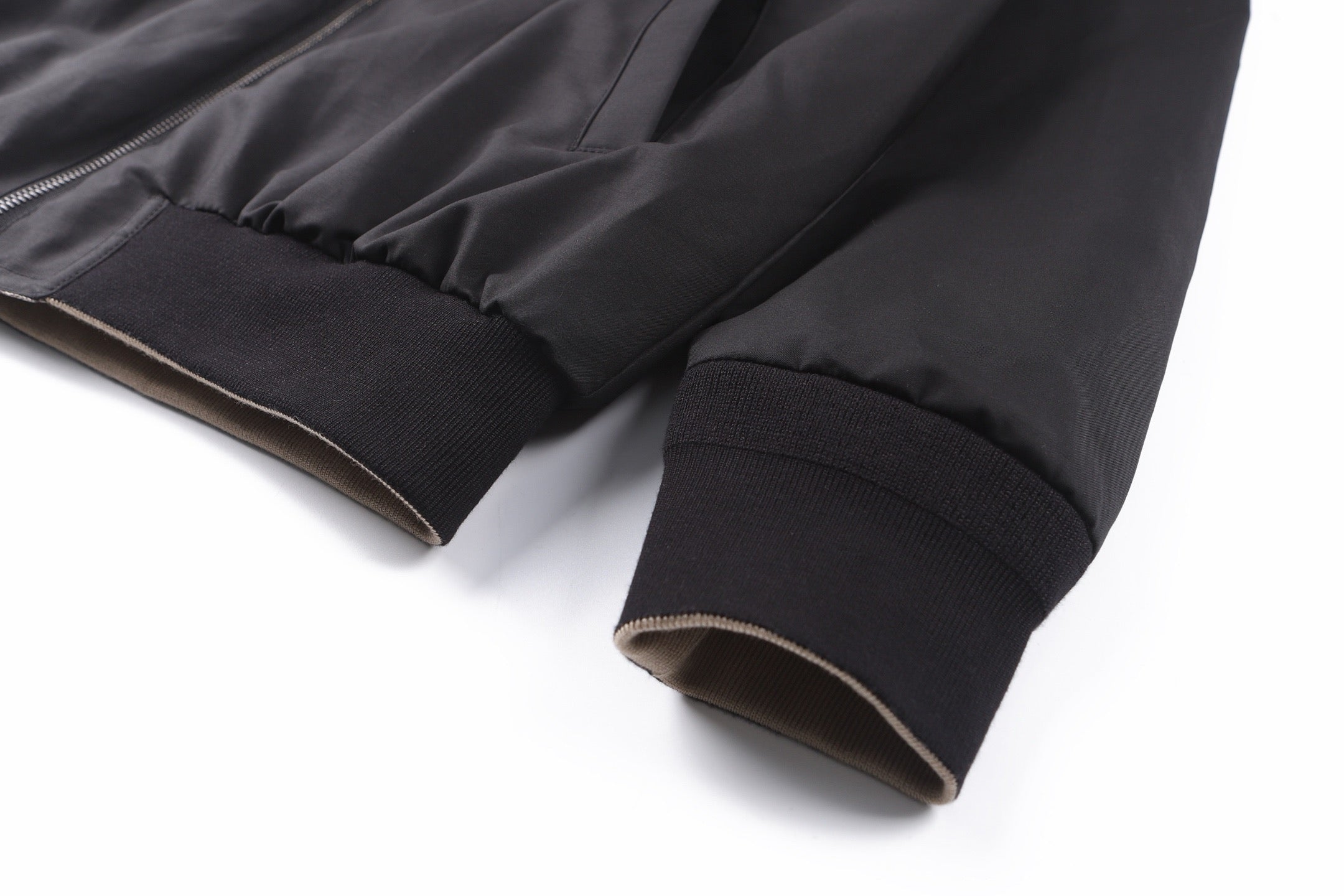 Black Reversible Hoodie