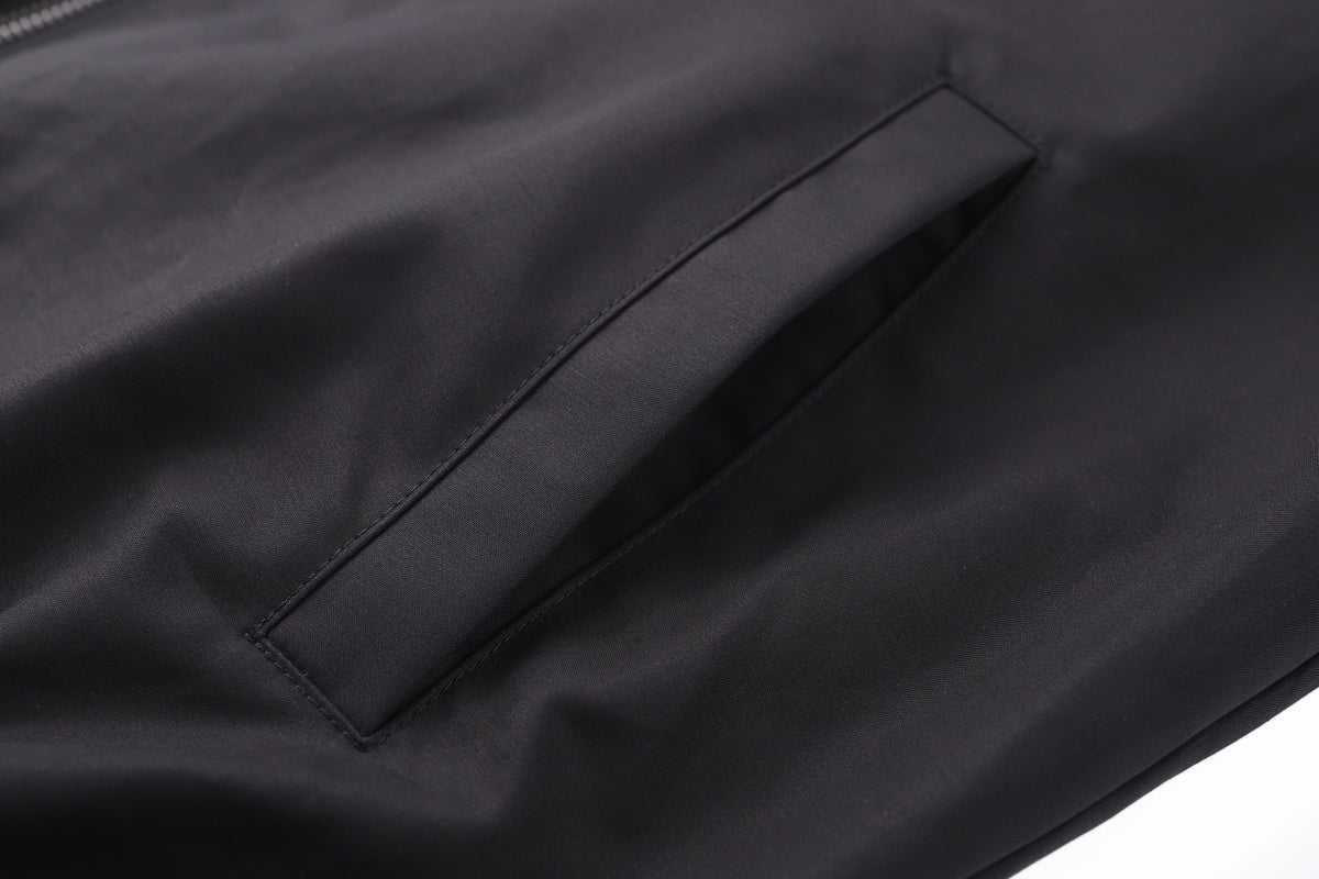 Black Reversible Hoodie