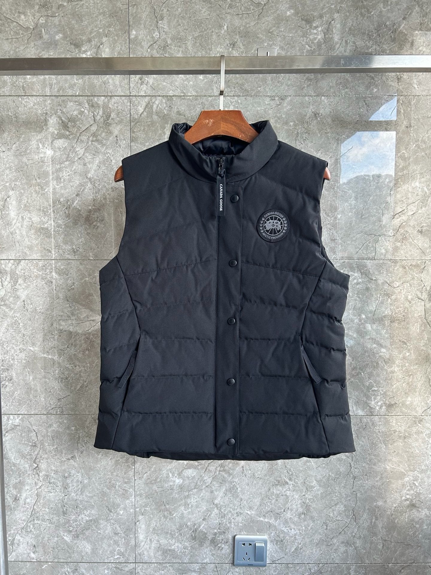 Black and White Vest