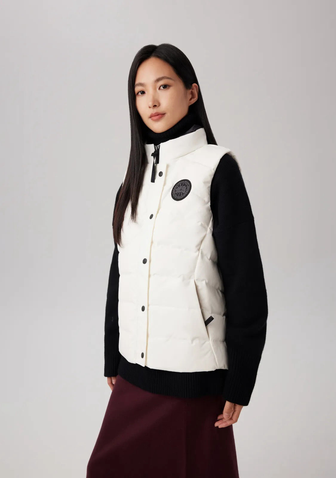 Black and White Vest
