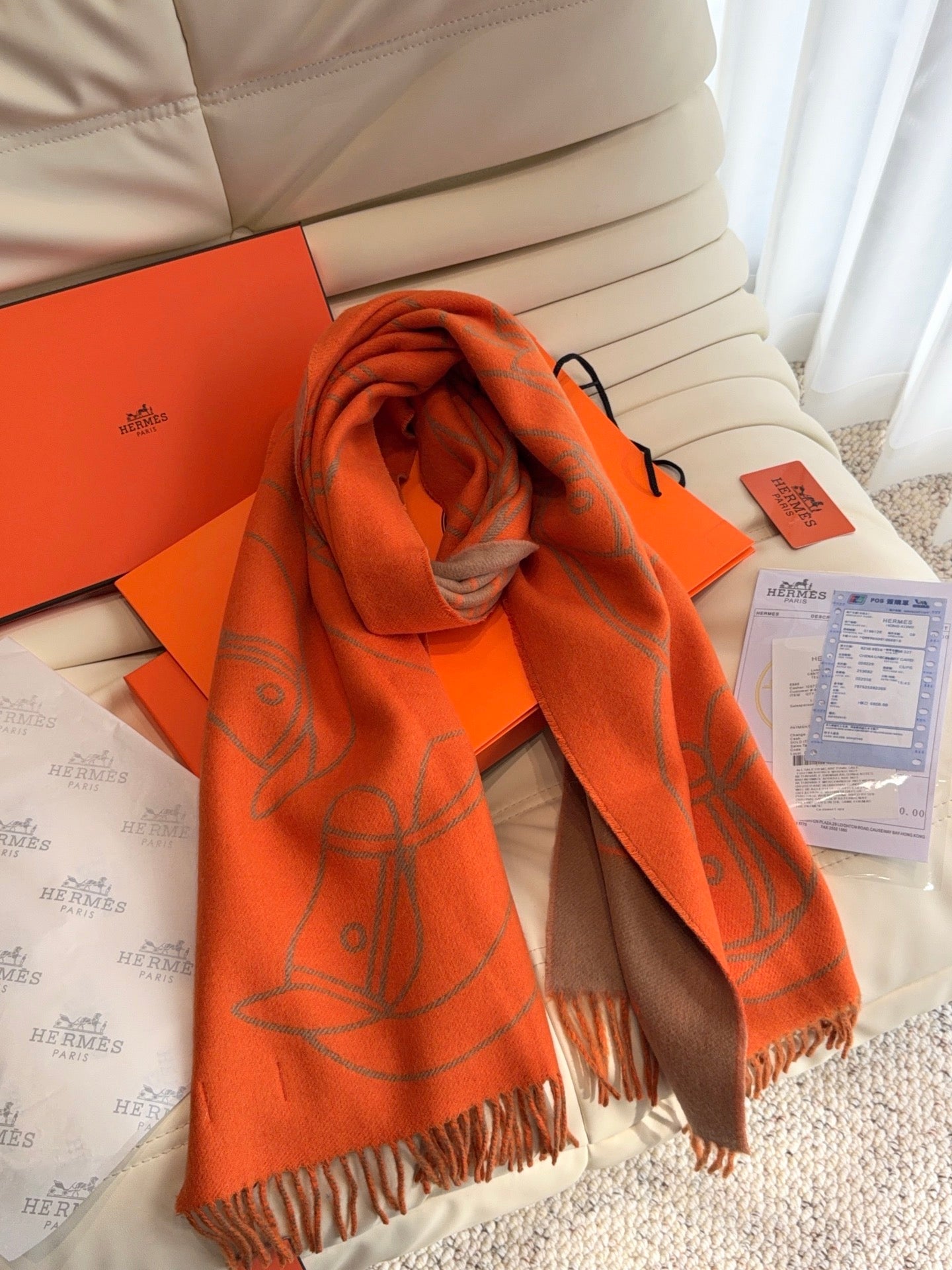Orange Scarf