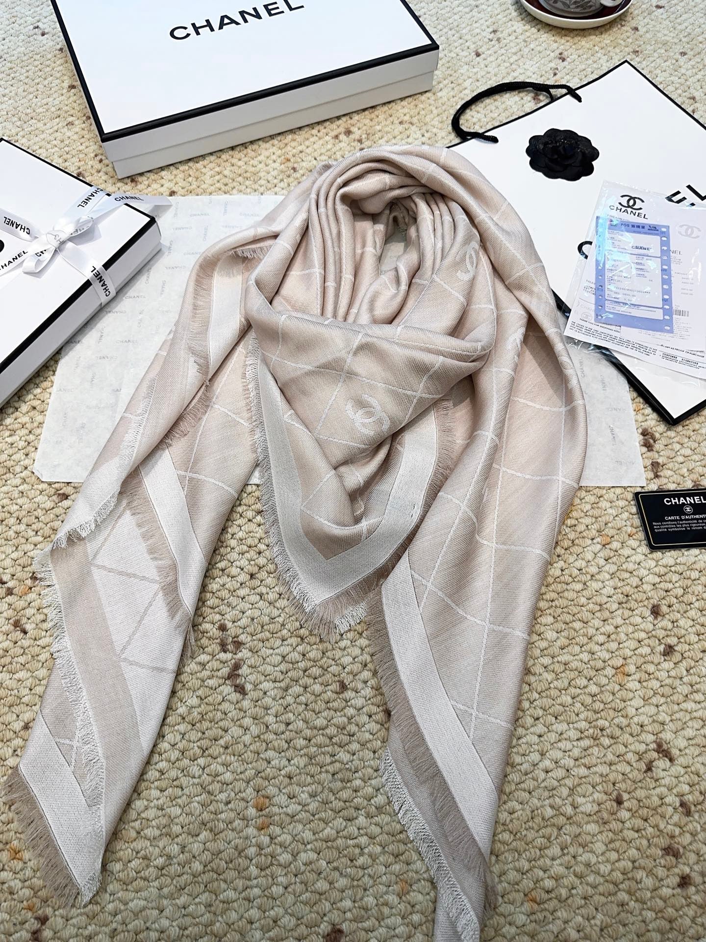 Light Beige Scarf