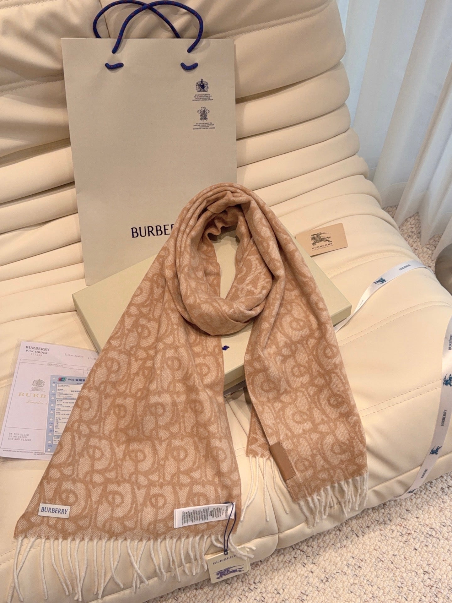 Beige Scarf