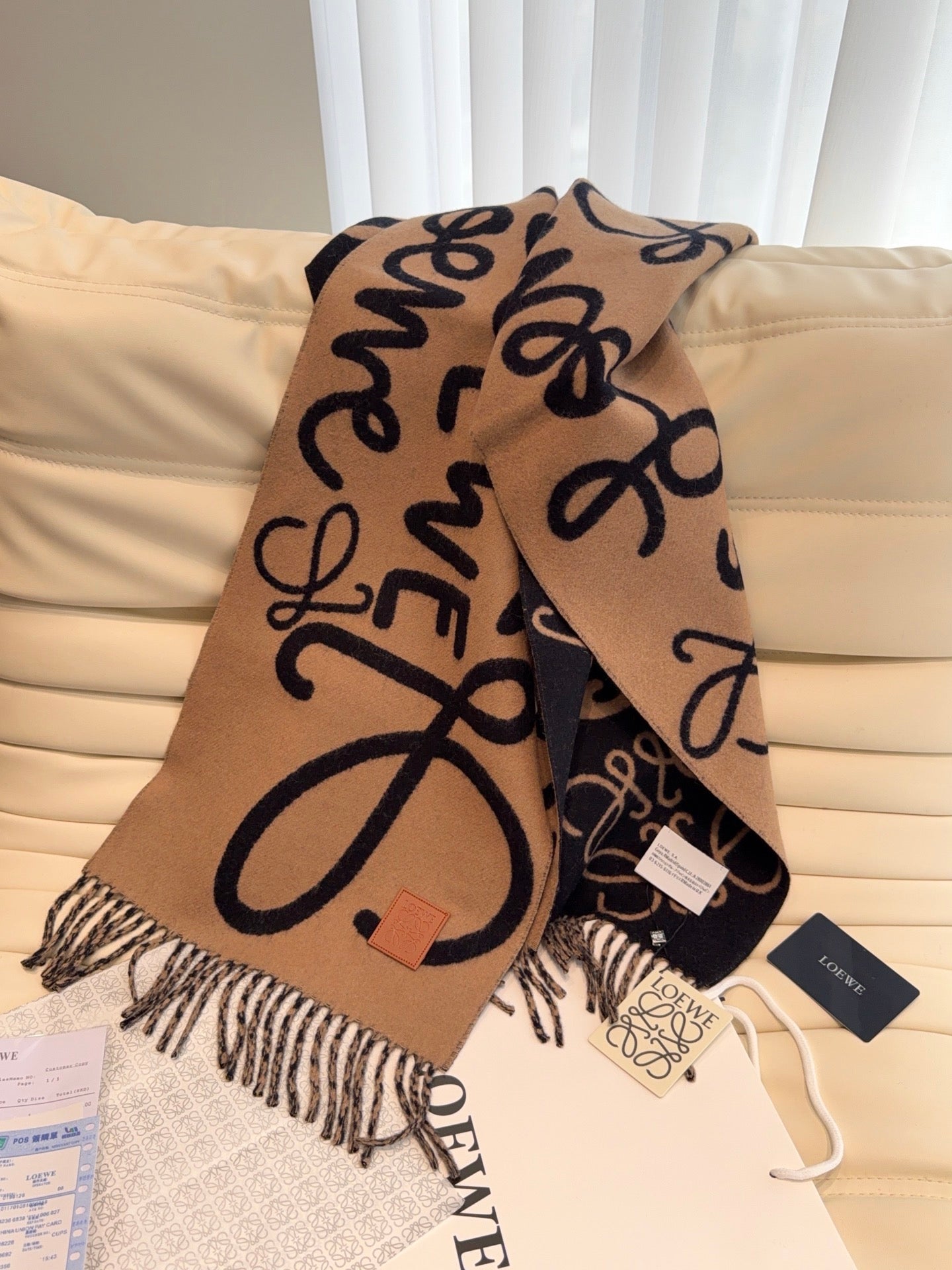 Tan Scarf