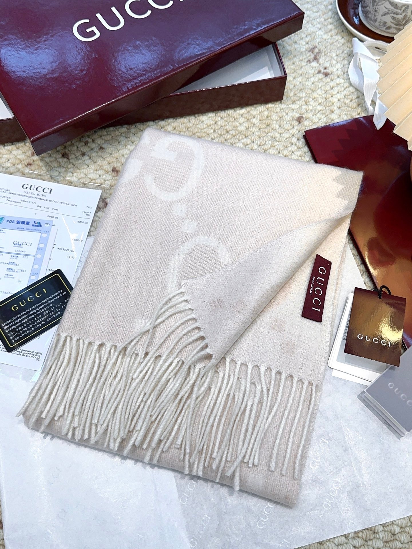 Light Beige Scarf