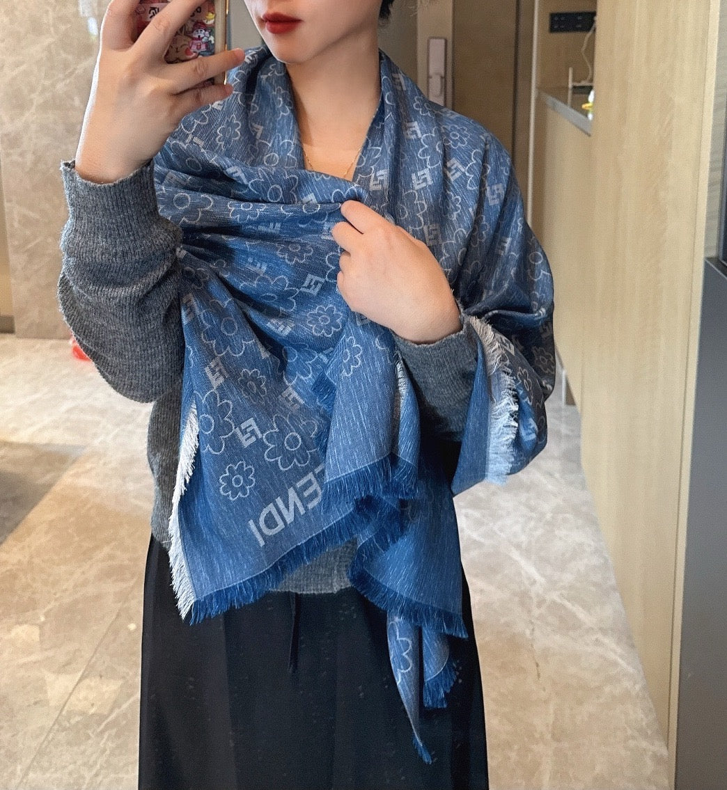 Blue Scarf