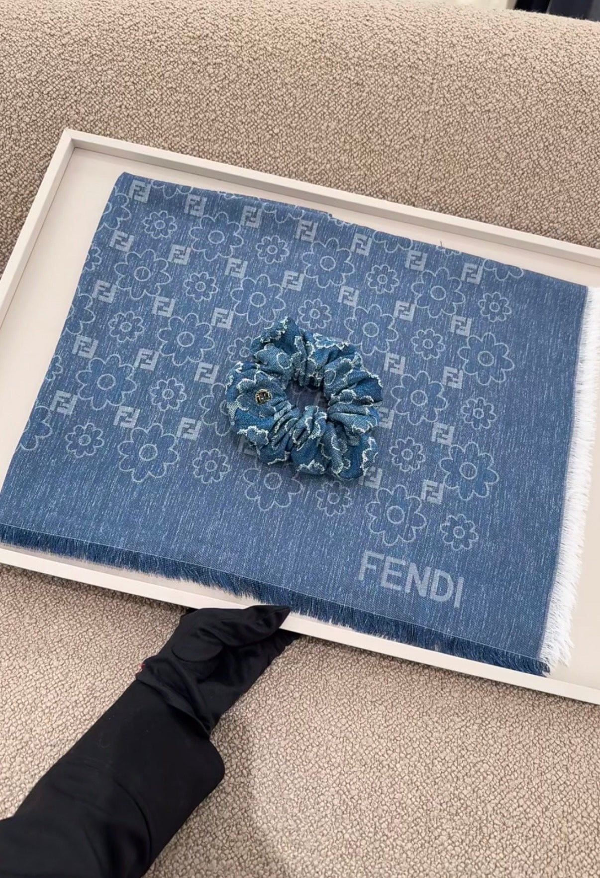 Blue Scarf