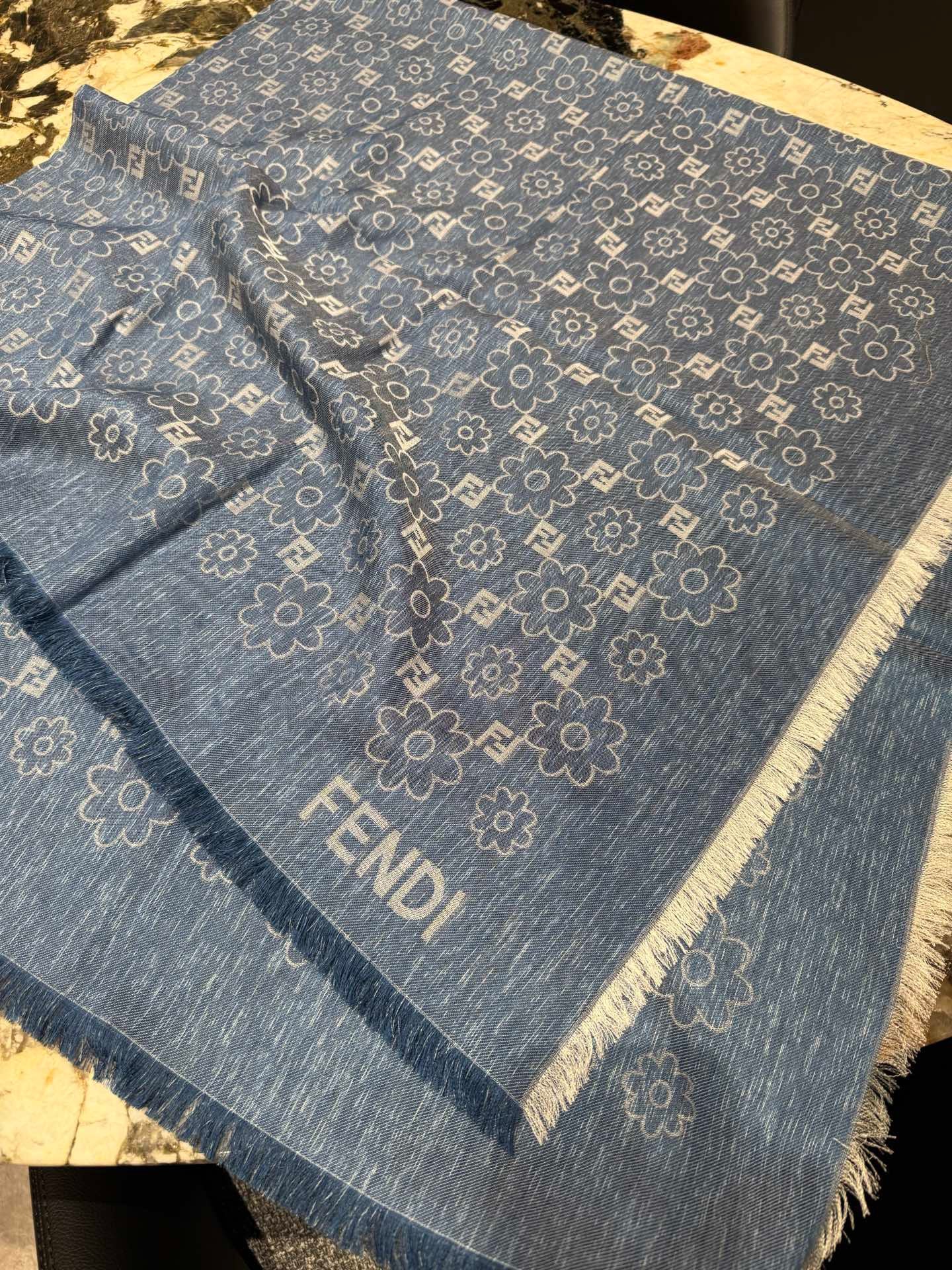 Blue Scarf