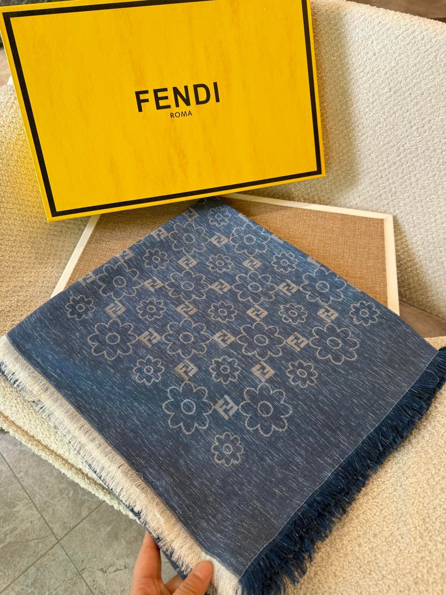 Blue Scarf