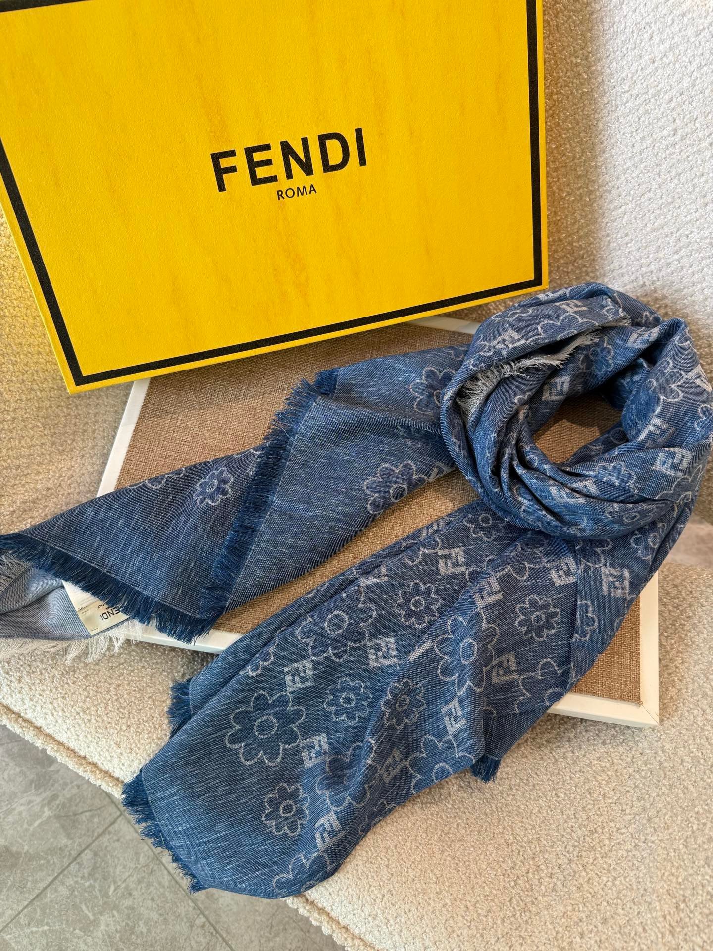 Blue Scarf